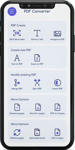 PDF Converter App Screen