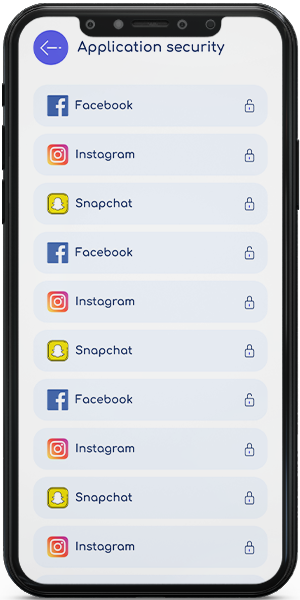 Application Security App Screen